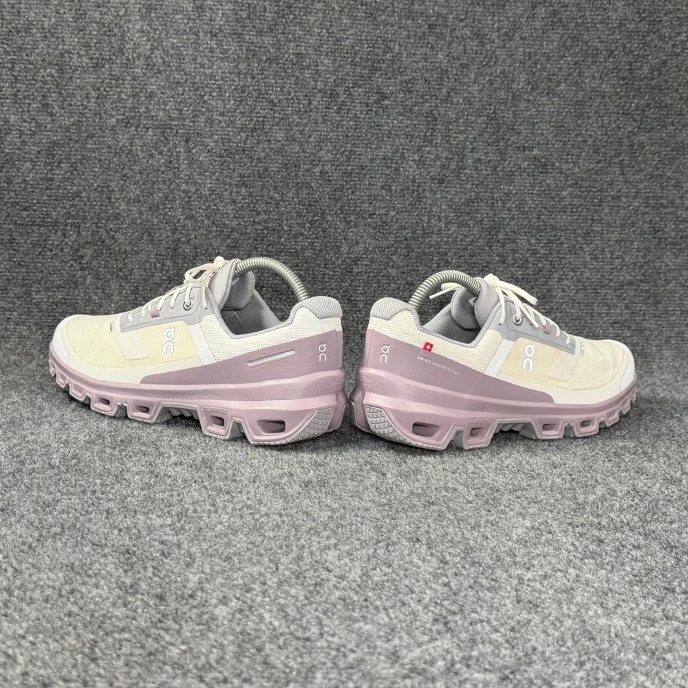 On Running Cloudventure Waterproof Trail Running Shoe Women 9 Ice Heron Lavender - Picture 8 of 14